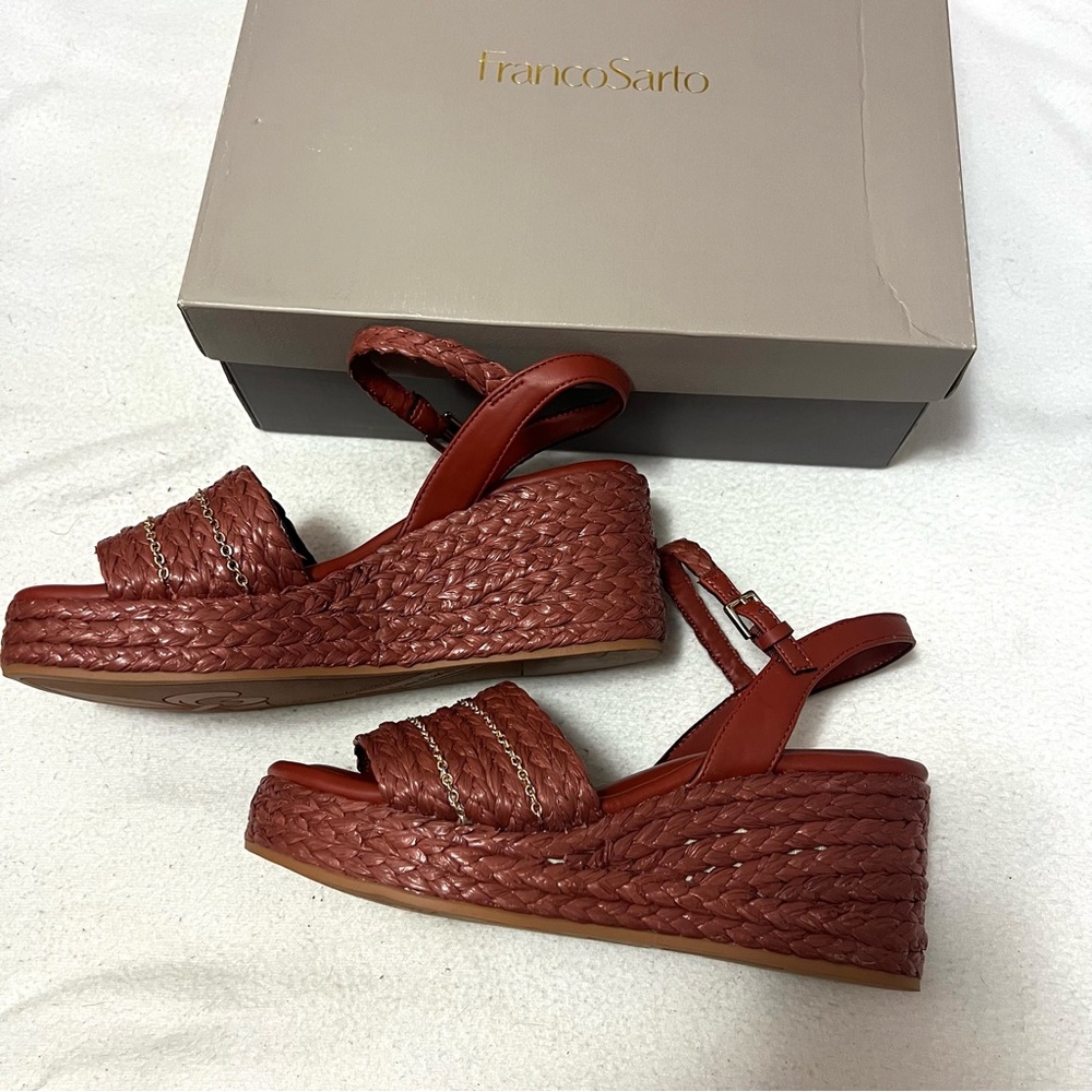 franco sarto peachy Platform Espadrilles Size 9 June sale - Picture 9 of 12
